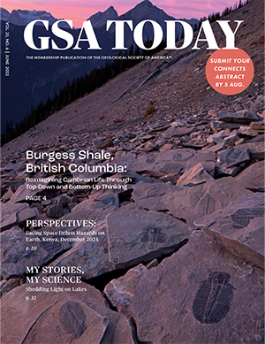 GSA Today cover, June 2025